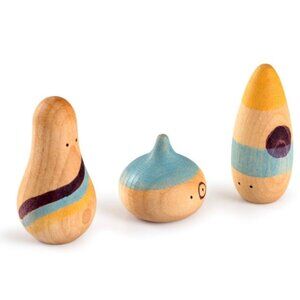 NWT Grapat Wooden Toys 'Wow' Set